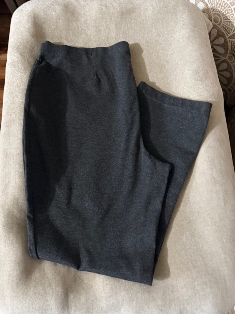 Claiborne Charcoal Stretch Dress Trousers